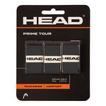 HEAD Vrchní omotávky HEAD  Prime Tour 3ks v baleni - černá