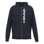 HEAD Oblečení HEAD Club Original Full Zip Mikina S Kapucí Muži-Tmavě Modrá