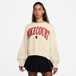 Tenisové Oblečení Nike W Nkct Phnx Flc Oos Crew Hrtge