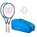 Sada Raket Wilson SHIFT 99 V1 US OPEN 2024 plus Schlägertasche