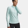 Launch Pro Half Zip  Běžeck&eacute; tričko D&aacute;my-mint, stř&iacute;brn&aacute;