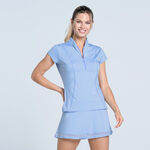 Lucky in Love Oblečení Lucky in Love Swing Zip Tričko Dámy-Světle Modrá