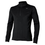 Mizuno Oblečen&iacute; Mizuno Active Warmalite Half Zip Běžeck&eacute; Tričko Muži-Čern&aacute;