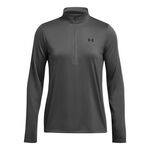 Under Armour Oblečení Under Armour Tech 1/2 Zip S Dlouhým Rukávem Dámy-Šedá