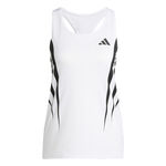 adidas Oblečen&iacute; adidas Adizero Archive Singlet Běžeck&eacute; Tričko D&aacute;my-B&iacute;l&aacute;