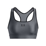 Under Armour Oblečení Under Armour Heatgear Mid Padless Sportovní Podprsenka Dámy-Šedá