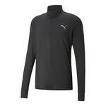 Puma Oblečení Puma Run Favorite 1/4 Zip Běžecké Tričko Muži-Černá