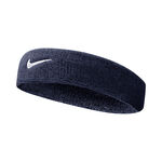 Nike Oblečen&iacute; Nike Swoosh Classic Čelenka Unisex - tmavě modr&aacute;, b&iacute;l&aacute;