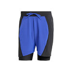 adidas Oblečen&iacute; adidas Short & Tight 6in &Scaron;ortky Muži-Modr&aacute;,Čern&aacute;