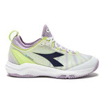Diadora Tenisová obuv Diadora Speed Blushield Fly 4 + Obuv Na Antuku Dámy-Bílá,Tmavě Modrá