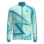 Tenisové Oblečení BIDI BADU Good Vibes Printed Jacket - petrol/ mint