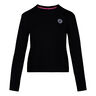Mirella Basic Crew Mikina Dámy-Černá,Bílá