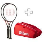 Wilson Sada raket Wilson Clash 100 V3.0 Turnajová Raketa