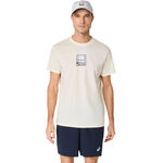 ASICS Oblečení ASICS Court Core Graphic Tričko Muži-Krémová