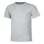 Nike Oblečení Nike Dri-Fit Miler Dri-Fit Miler UV Běžecké Tričko Muži-Světle Šedá
