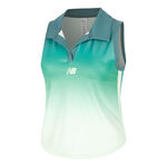 Oblečení New Balance Printed Collared Tournament Tank