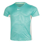 Nike Oblečení Nike Dri-Fit Court Printed Tričko Muži - tyrkysová, bílá
