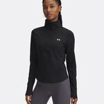 Tenisové Oblečení Under Armour Motion 1/2 Zip Emea-Blk