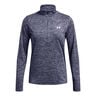Tech Twist Warmup 1/2 Zip S Dlouhým Rukávem Dámy-Blaugrau