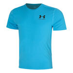 Tenisové Oblečení Under Armour Ua Heatgear Fitted Ss-Wht