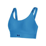 Under Armour Oblečení Under Armour Infinity Mid 2.0 Sportovní Podprsenka Dámy-Modrá