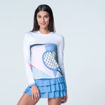 Lucky in Love Oblečení Lucky in Love Linen Intuition S Dlouhým Rukávem Dámy-Bílá,Vícebarevné