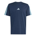 adidas Tričko adidas 3Stripes Tee Tričko Muži - tmavě modr&aacute;, světle modr&aacute;