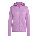 adidas Oblečení adidas Terrex XPR Light Fleece Běžecká Bunda Dámy-Fialová