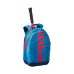 Tenisové Tašky Wilson JUNIOR BACKPACK GREY EQT/Red