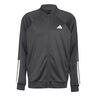 3 Stripes Knit Tréninková Bunda Muži-Černá,Bílá