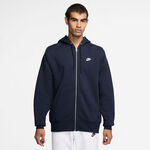 Nike Oblečení Nike Club Bb Full-Zip Mikina S Kapucí Muži-Tmavě Modrá