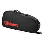 Tenisové Tašky Wilson CLASH V3 3PK RACQUET BAG BLACK/Infrared