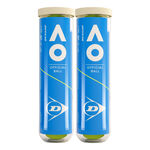 Tenisové Míče Dunlop Australian Open 2x4 PET