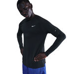 Nike Oblečení Nike Stride Běžecké tričko Muži - černá, stříbrná