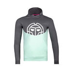 BIDI BADU Oblečení BIDI BADU Bassem Lifestyle Hoody Chlapci - tmavě šedá, mint