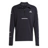 adi365 Warm Half-Zip Běžecké tričko Muži - černá, 