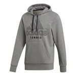 adidas Oblečen&iacute; adidas Category Graphic Hoody Muži - &scaron;ed&aacute;, tmavě &scaron;ed&aacute;