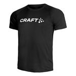 Craft Oblečen&iacute; Craft Core Essence Logo Běžeck&eacute; Tričko Muži-Čern&aacute;