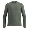 Essential Seamless Crew Neck S dlouhým rukávem Muži-olivová