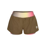 BIDI BADU Oblečen&iacute; BIDI BADU Spectrum 2In1 Printed &Scaron;ortky D&aacute;my-Hněd&aacute;,Žlut&aacute;