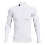 Under Armour Oblečení Under Armour Coldgear Comp Mock S Dlouhým Rukávem Muži-Bílá