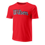 Oblečení Wilson Script Eco Tee Slimfit