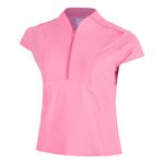 Tenisové Oblečení Lucky in Love Swing Zip Short Sleeve