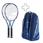 Sada Raket Babolat 2x Pure Drive 98 Plus Schlägertasche