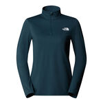 The North Face Oblečení The North Face Flex 1/4 Zip Běžecké Tričko Dámy-Tmavě Zelená