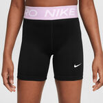 Nike Oblečení Nike Dri-Fit Big Kids 3in Šortky Dívky - černá, šeříková
