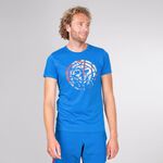 Tenisové Oblečení BIDI BADU Karabo Lifestyle Tee - blue