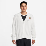 Nike Oblečení Nike Court Slam Cardigan Vesta Z Úpletu Muži-Bílá