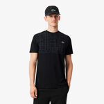 Lacoste Oblečení Lacoste Novak Djokovic Tričko Muži-Černá