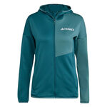 adidas Oblečení adidas Terrex XPR Light Fleece Běžecká Bunda Dámy-Petrolejová